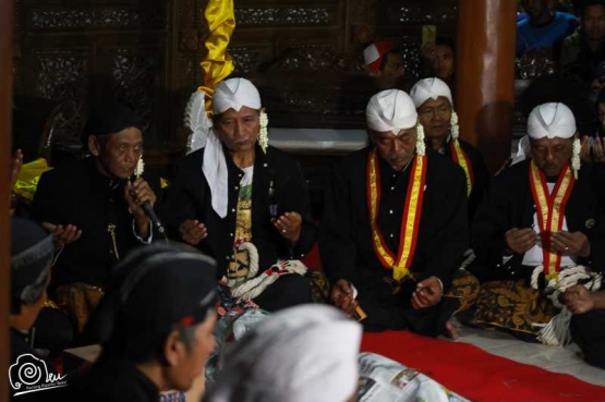 doa bersama dan seusai bedol pusaka.