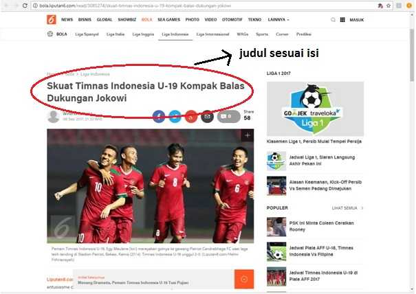 Analisis Situs Berita Liputan6 Com Kompasiana Com