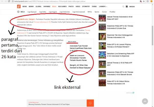 Analisis Situs Berita Liputan6 Com Kompasiana Com