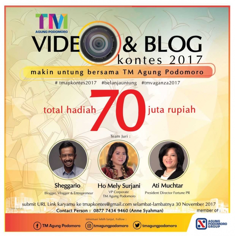 Blog contest, salah satu cara menciptakan banyak konten di kanal-kanal digital (sumber : merdeka.com