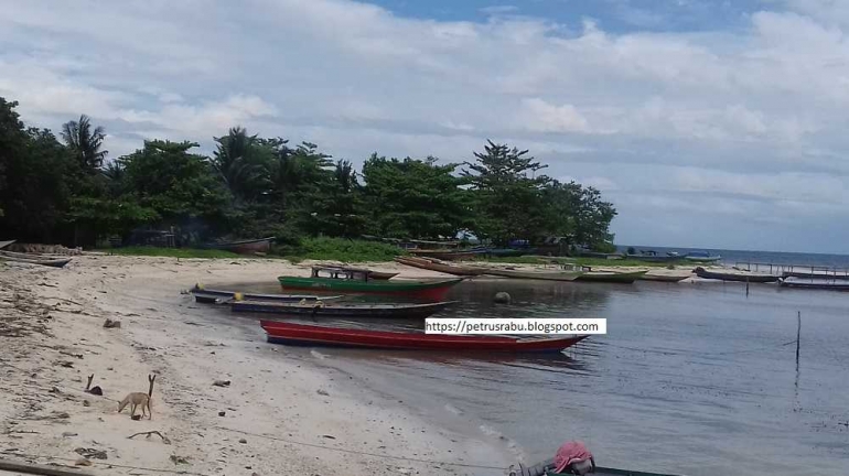 Deretan Perahu Nelayan Masyarakat Kampung Weijim-Distrik Kepulauan Sembilan-Raja Ampat/foto:PR