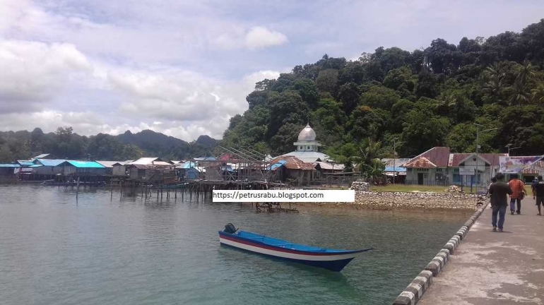 Kampung Fafanlap, salah satu kampung di Raja Ampat/foto:PR