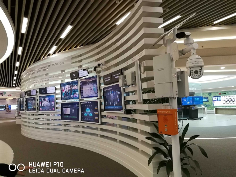 Ruang pamer teknologi ICT Huawei di Shenzhen (Foto: Pepih Nugraha)