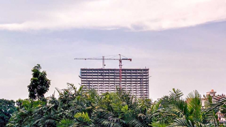 Pembangunan B Residence di pusat Kota Bogor. (Sumber: permadisatya)