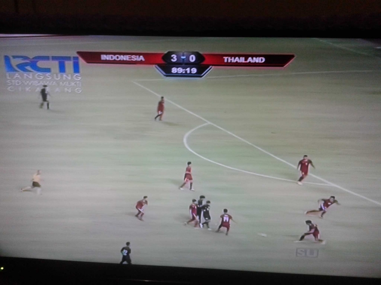 Kemenangan 3-0, Indonesia atas Thailand. (Dok.Pribadi)