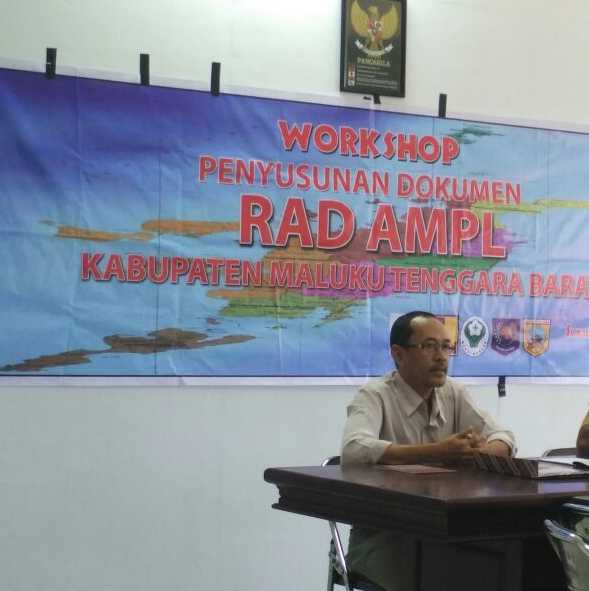 Ma'mun Suryana saat mengikuti RAD AMPL di Kab. MTB