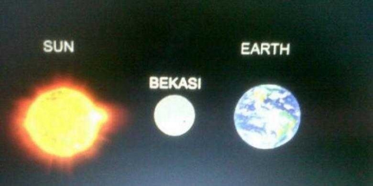 Salah satu meme tentang Bekasi (istimewa) | megapolitan.kompas.com