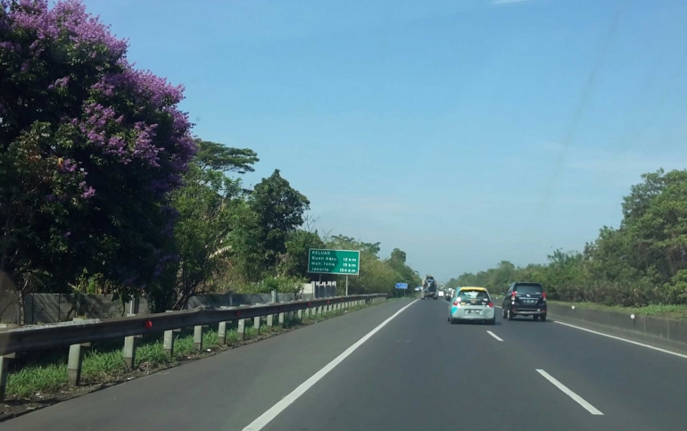 Taman cantik di pinggir tol cilenyi (dok pri)