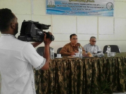 Gambar 2, Aktifitas Ahdar membuka Diklat di Balai Diklat Pertanian Aceh (Doc. FMT)