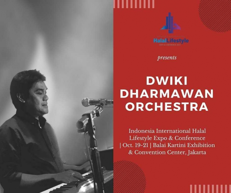 Flyer orkestra musik religi oleh Dwiki Dharmawan cs (Gambar: www.twitter.com/lifestyle_halal)
