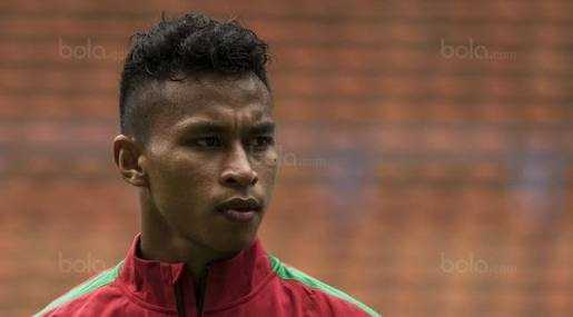 Osvaldo Haay saat berseragam timnas