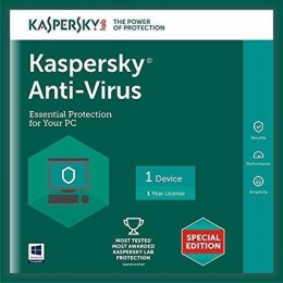 Ilustrasi software anti-virus Kaspersky (sumber: Amazon.com).