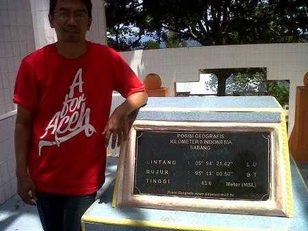 Berada di Tugu Nol Kilometer (Dokumentasi Pribadi)
