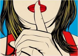 Shhh - ilustrasi: pinterest.com