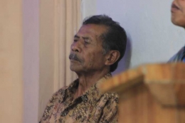 Pak Giyar nama akrap pak sugiyanto sesepuh desa Mranggen yang pernah menghadap Pak Presiden Jokowi menerima langsung bantuan desa sebesar 100 juta (dokumen pribadi )