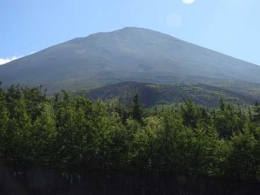 Penampakan Gunung Fuji Tanpa Salju di Puncaknya (Dokpri)