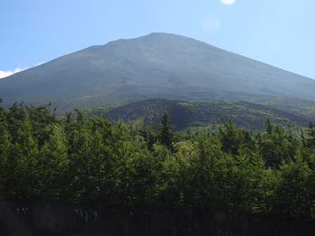 Penampakan Gunung Fuji Tanpa Salju di Puncaknya (Dokpri)