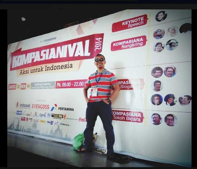 Deskripsi : Hadir di Kompasianival 2014 pingin liat Ahok dan Ridwan Kamil I Sumber Foto : Andri M
