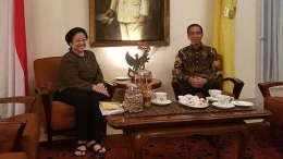 Pertemuan tiga jam Presiden Jokowi dengan Ketua Umum PDI Perjuangan Megawati Soekarnoputri di Istana Batutulis Bogor Minggu 22 Oktober 2017 Istimewa