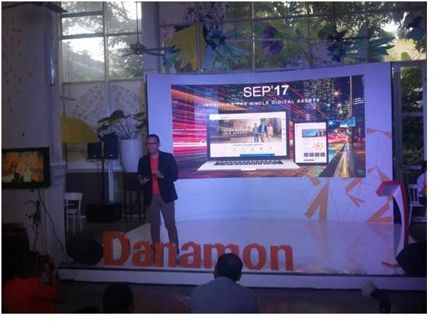 Deskripsi : Launching Coorperate Website & restrukturisasi akun social media Bank Danamon I Sumber Foto : Andri M