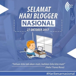Ucapan Selamat Hari Blogger Nasional. (Foto: MalangOnline)
