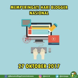 Ucapan Selamat Hari Blogger Nasional. (Foto: MRCI)