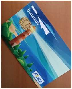 Deskripsi : Kartu Danamon Flazz merupakan e-money yang dapat digunakan untuk berbagai kebutuhan daily I Sumber Foto : Andri M