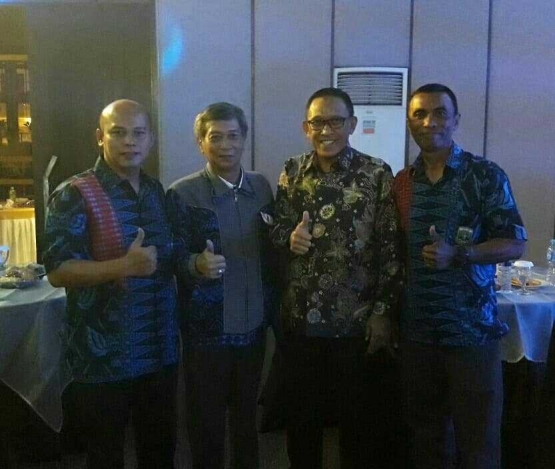 Bersama Wakil Walikota Serang H.Sulhi Khoir SH mewakili Walikota Serang Tb.H. Haerul Zaman . Dok. Pribadi