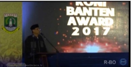 Gubernur Banten Wahidin Halim memberikan sambutan. Dok. BARAYA tv