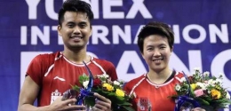 Owi/Butet kembali menang atas Zheng Siwei/Chen Qingchen di final/Foto:Badminton.Ina