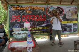 Perwakilan dari Dinas Pariwisata Gunung Kidul saat memberikan sambutan (Dokumentasi Pribadi)