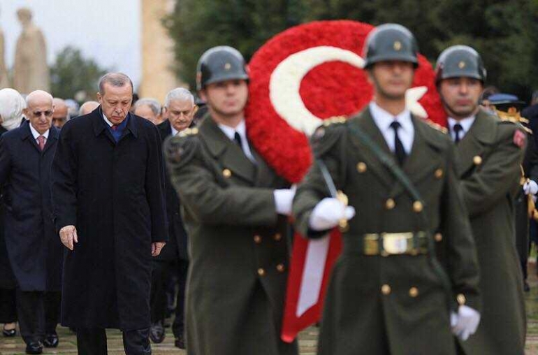 Erdogan berziarah ke taman makam pahlawan (dok.AK Parti)