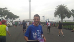 Anouar, pelari asal maroko menjadi pemenang kategori Full Marathon