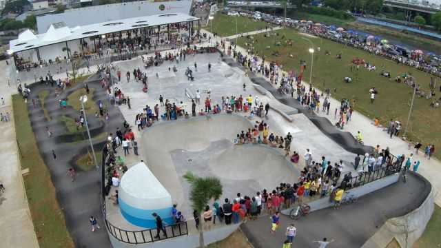 Kalijodo Skatepark. Siapa sangka ? sumber; kompas.com