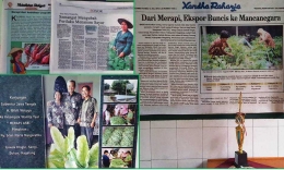 Publikasi prestasi KWT Merapi Asri pimpinan Ibu Srini (dok pri)