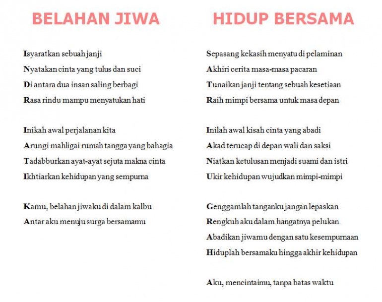 Membuat Puisi Dari Susunan Huruf Nama Seseorang Kompasiana Com Membuat Puisi Dari Susunan Huruf Nama Seseorang Kompasiana Com
