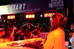 keseruan yang terekam subuh-subuh di MJM 2017, Run & Dance/ dethazyo