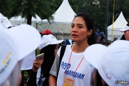 Maristella Haryanti, Asisten Vice Presiden CSR Mandiri saat memberikan keterangannya/ dethazyo