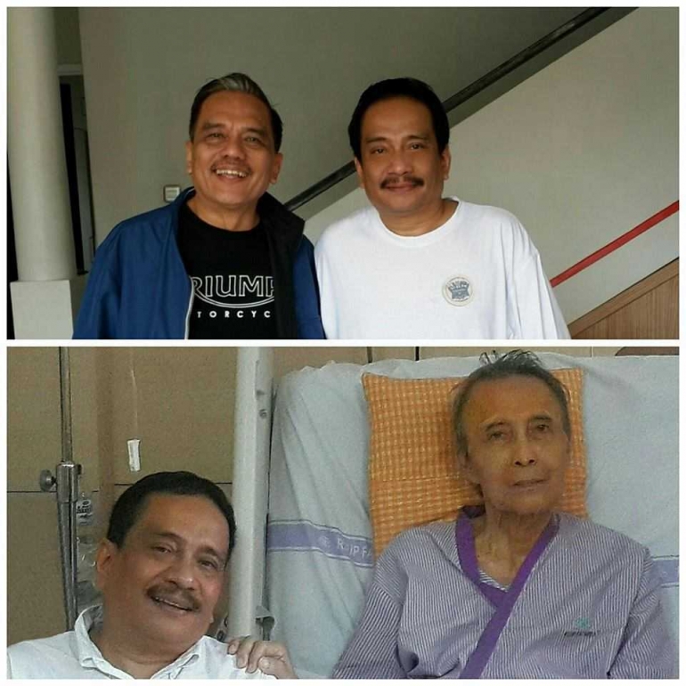 Bersama Chappy dan Sapardi. Dok.pribadi