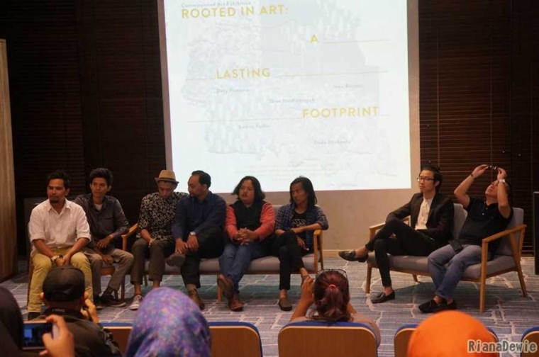 Jumpa Pers untuk memeprkenalkan GAIA Art Movement (Dokumentasi Pribadi)