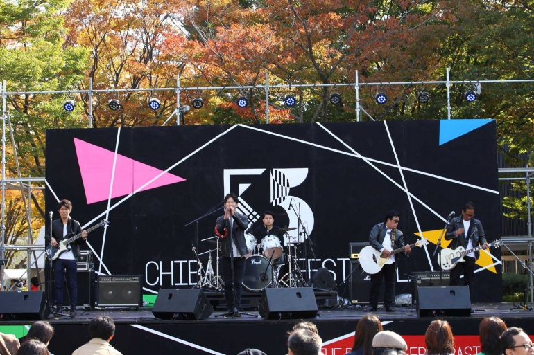 CEReS Band saat konser di Nishi Chiba, Jepang. Dokumentasi pribadi