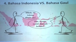 Manu bingung dengan bahasa Indonesia (Dok: Gana)