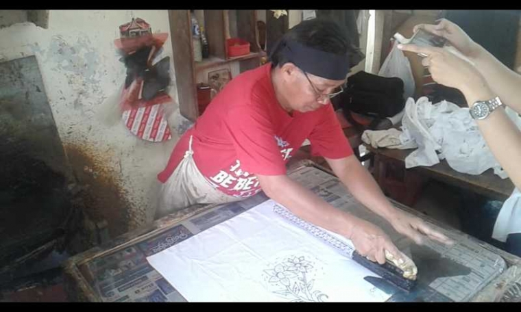 Hasil cantinganku dipadu dengan bati cap