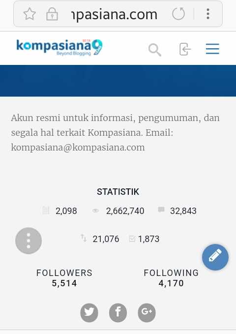 Screenshoot Kompasiana.com