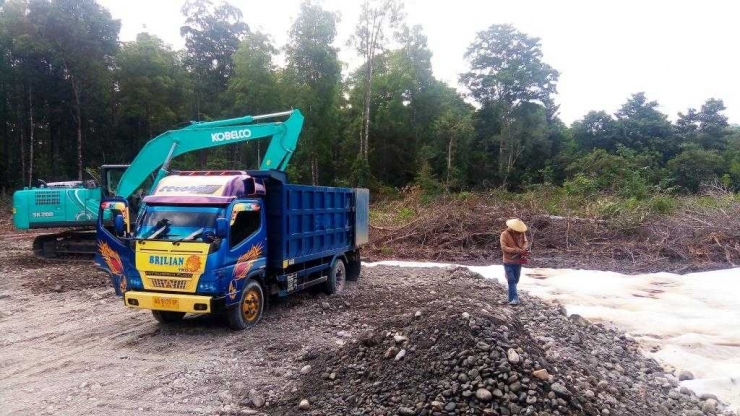 Pembangunan Salah Satu Pelabuhan di Papua. Dok:Pribadi