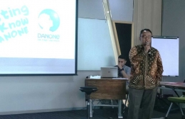 Bapak Arief Mujahidin, Corporate Communication Director Danone Indonesia -dokpri