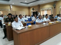 Peserta rapat persiapan pelaksanaan Porseni Korpri Kabupaten Bangka (dok. Humas Bangka)