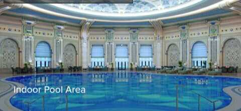 kolam renang indah di dalam ruangan (dok.Ritz Carlton)