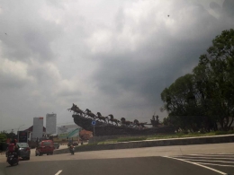 Kota Boyolali Tersenyum. Dengan wajah baru dan bagus. Patung Kuda. (Foto: dokpri).