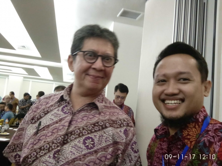 Foto bersama Budiarto Shambazy (dokumen pribadi)